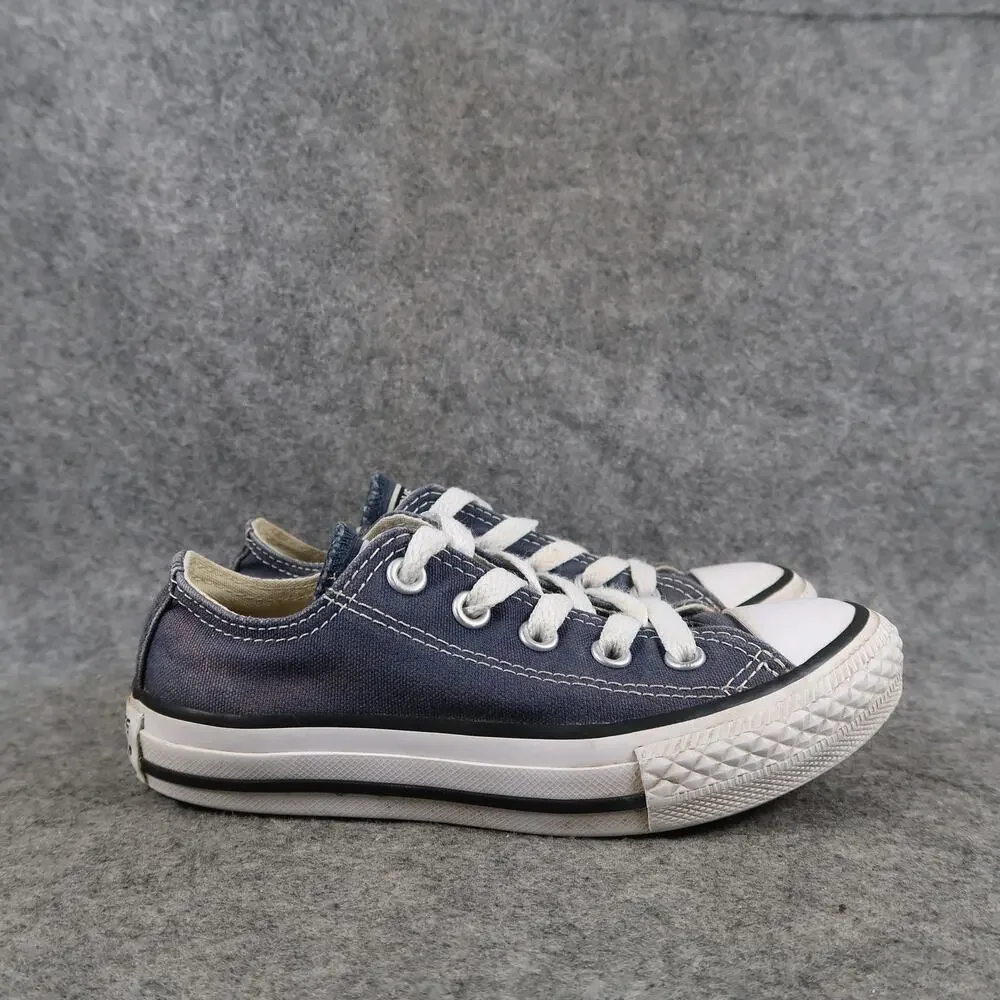 Converse Shoes Kids 11 Sneakers Casual Chuck Taylor All Star Canvas Lace Up Blue